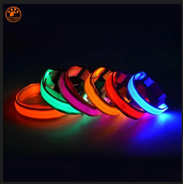 Coleira para cachorro com luz Led - R$ 70